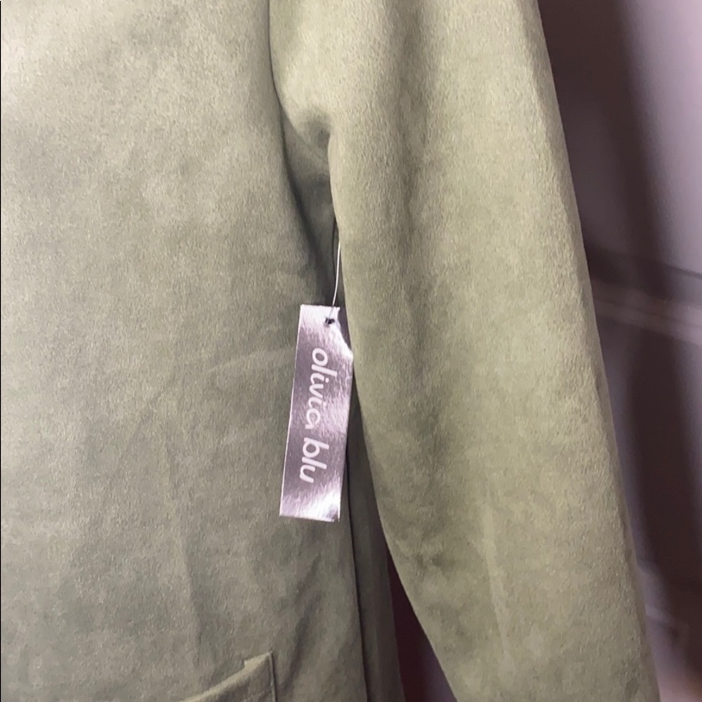 NWT- Olivia Blu Open Tunic Cardigan w/out buttons - Picture 2 of 3